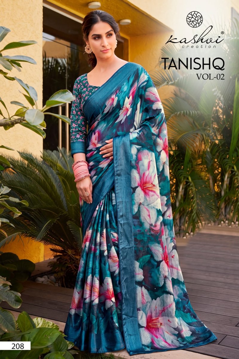 Tanishq Vol 2 By Kashvi Siya Silk Digital Printed Saree 